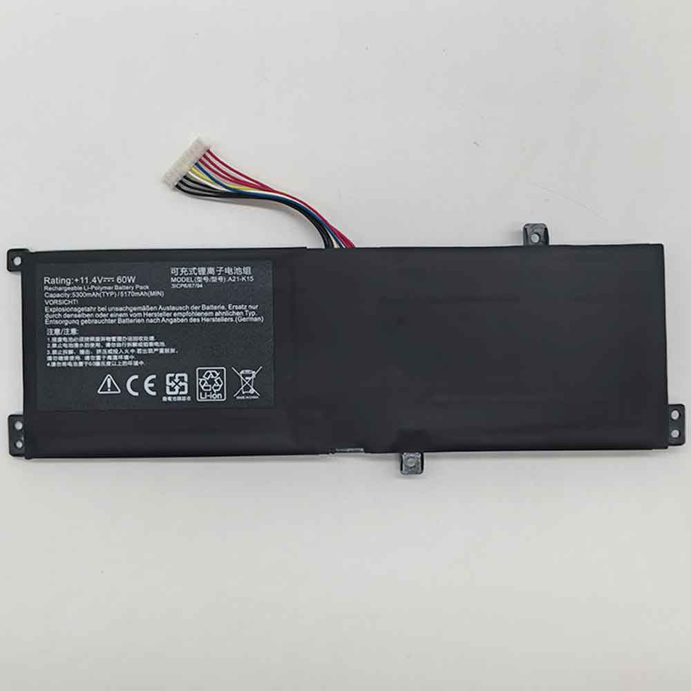 Machenike A21-K15 11.4V 53000mAh Replacement Battery