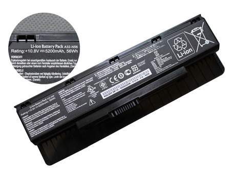 asus A31-N56 10.8V 5200mAh Replacement Battery
