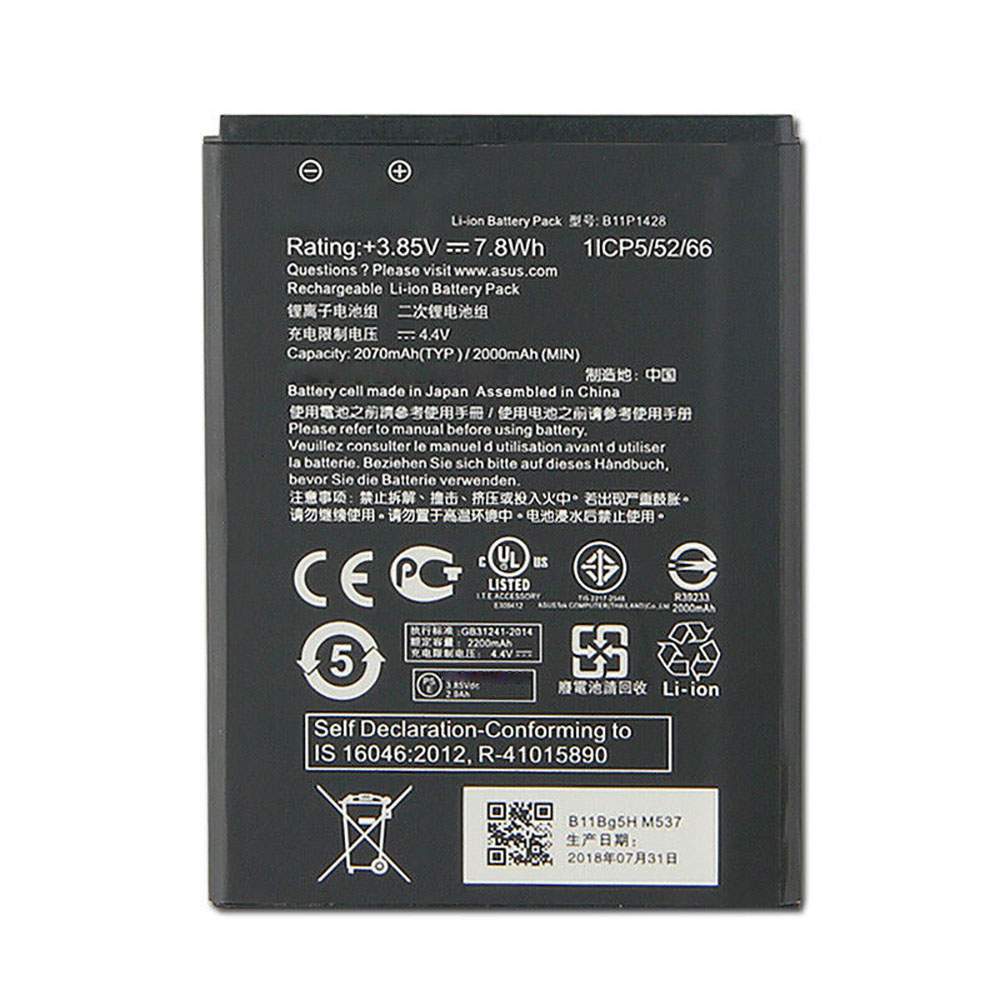 ASUS B11P1428 3.85V/4.4V 2000mAh/7.8WH Replacement Battery
