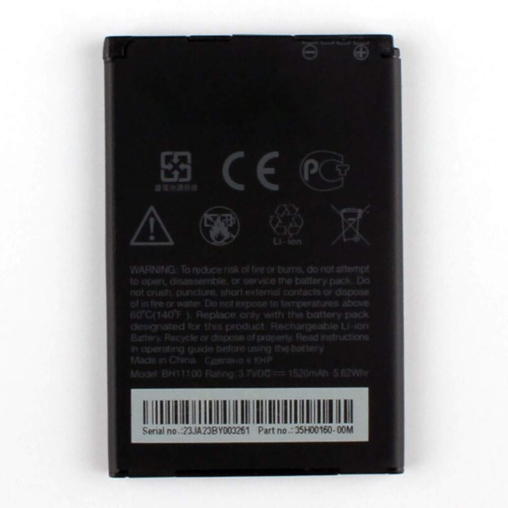 HTC BH11100 3.7V 1520mAh/5.62WH Replacement Battery