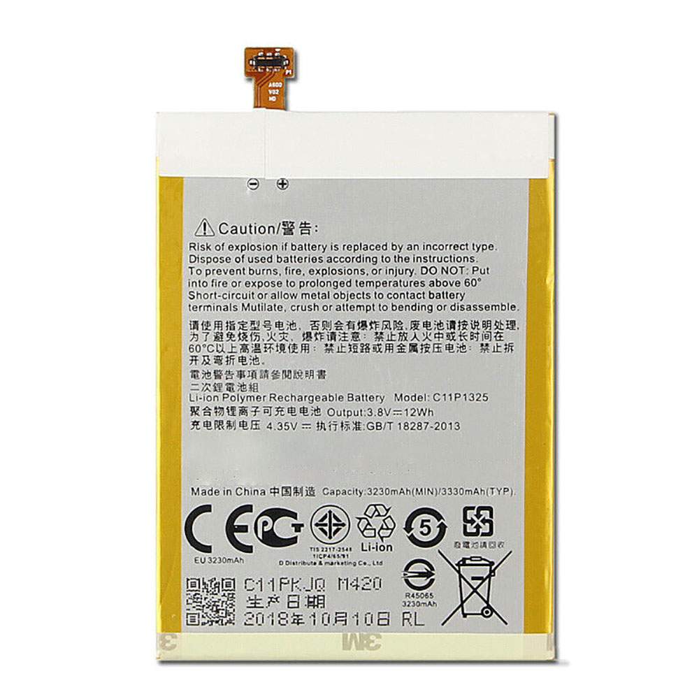 ASUS C11P1325 3.8V/4.35V 3230mAh/12WH Replacement Battery