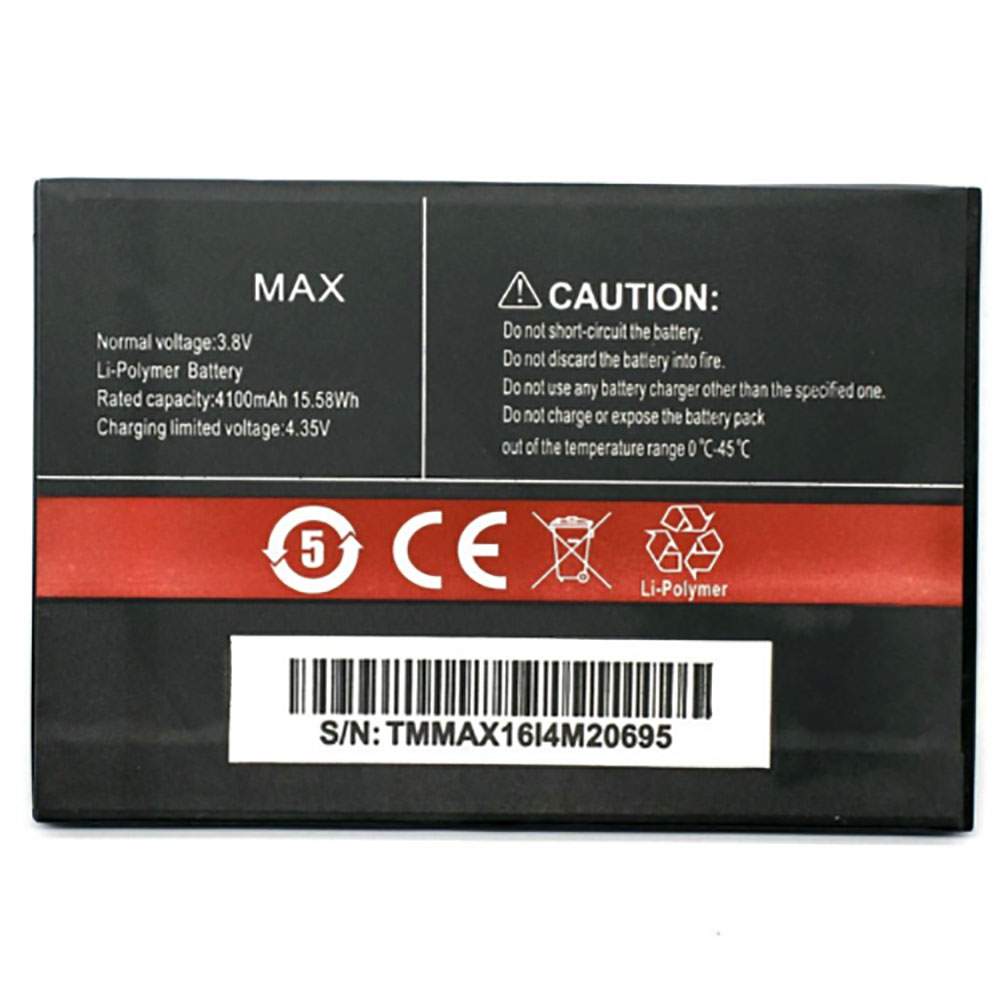 CUBOT MAX 3.8V/4.35V 4100mAh Replacement Battery