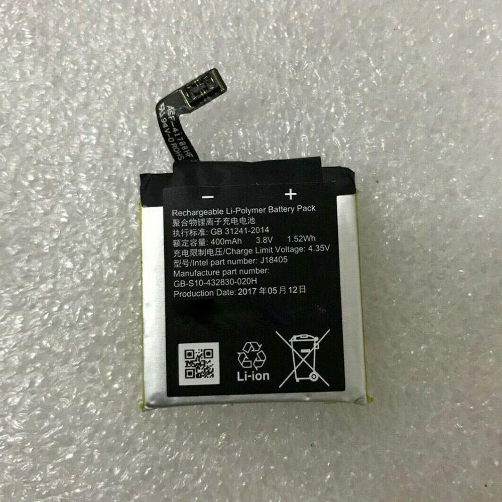 Sony GB-S10-432830-020H 3.8V 420mAh/1.52Wh Replacement Battery