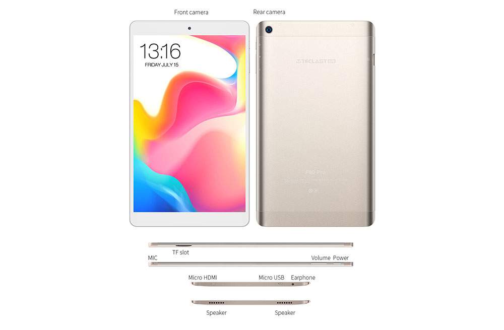 Teclast P80 Pro Tablet PC 8.0 inch Android 7.0 MTK8163 1.3GHz 3GB RAM 16GB