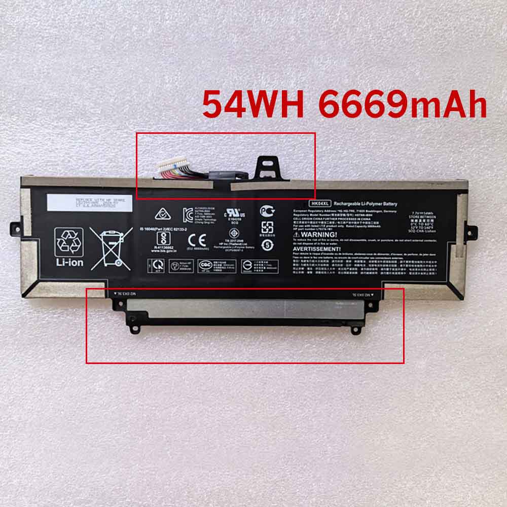 hp HK04XL 7.7V 54WH 6669mAH Replacement Battery