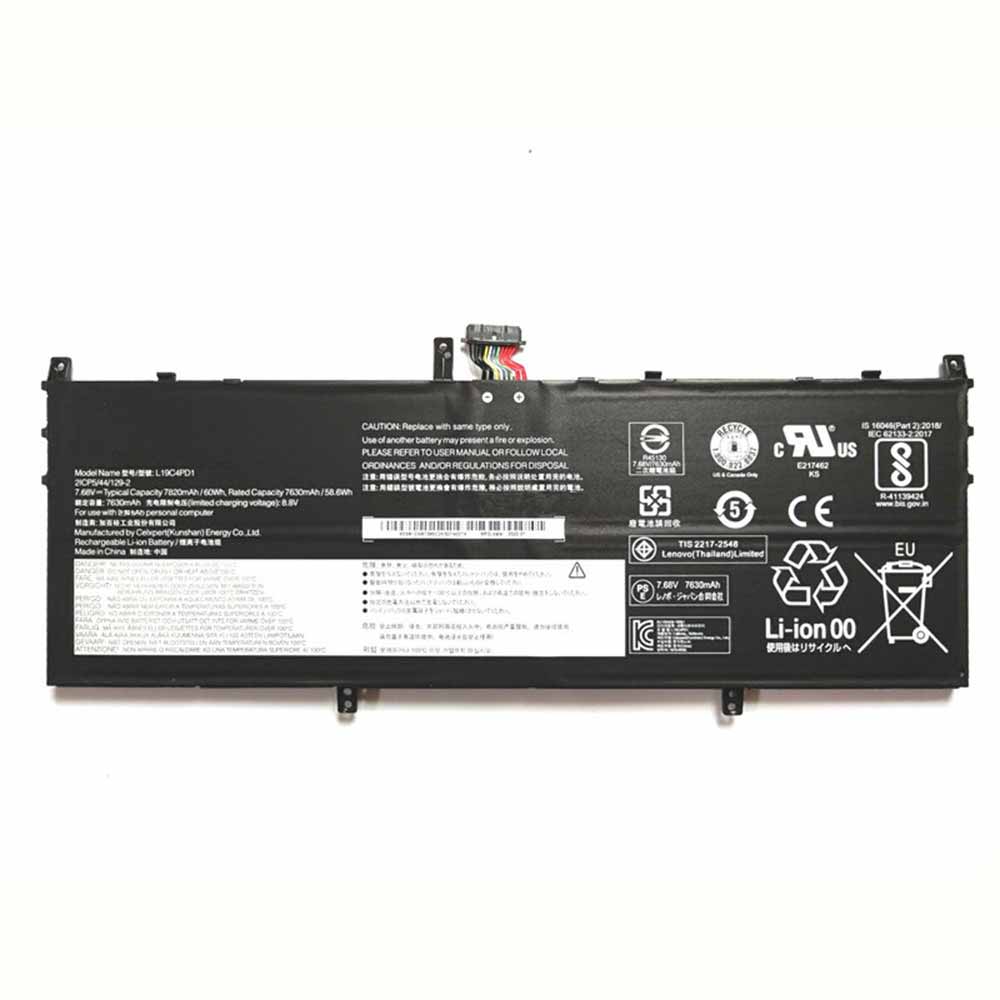 lenovo L19D4PD1 15.2V/17.4V 7820mAh/60Wh Replacement Battery