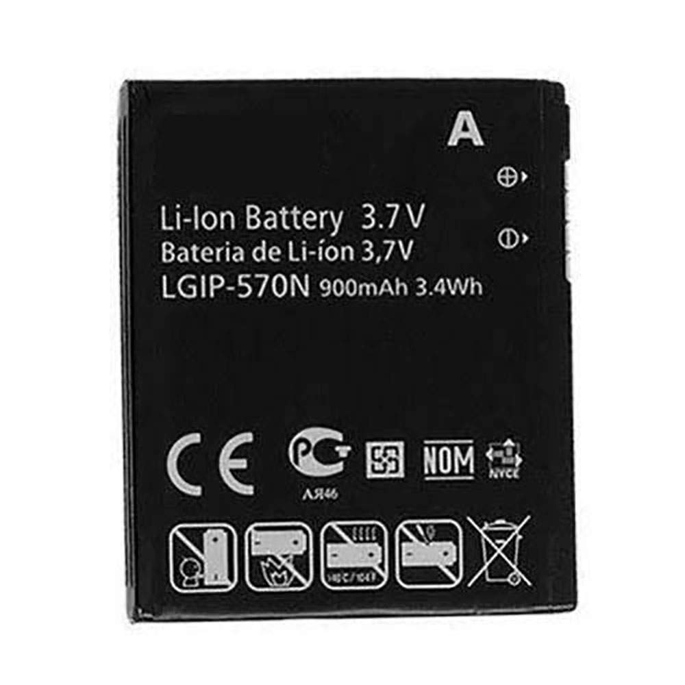 LG LGIP-570N 3.7V 900mAh/3.4WH Replacement Battery