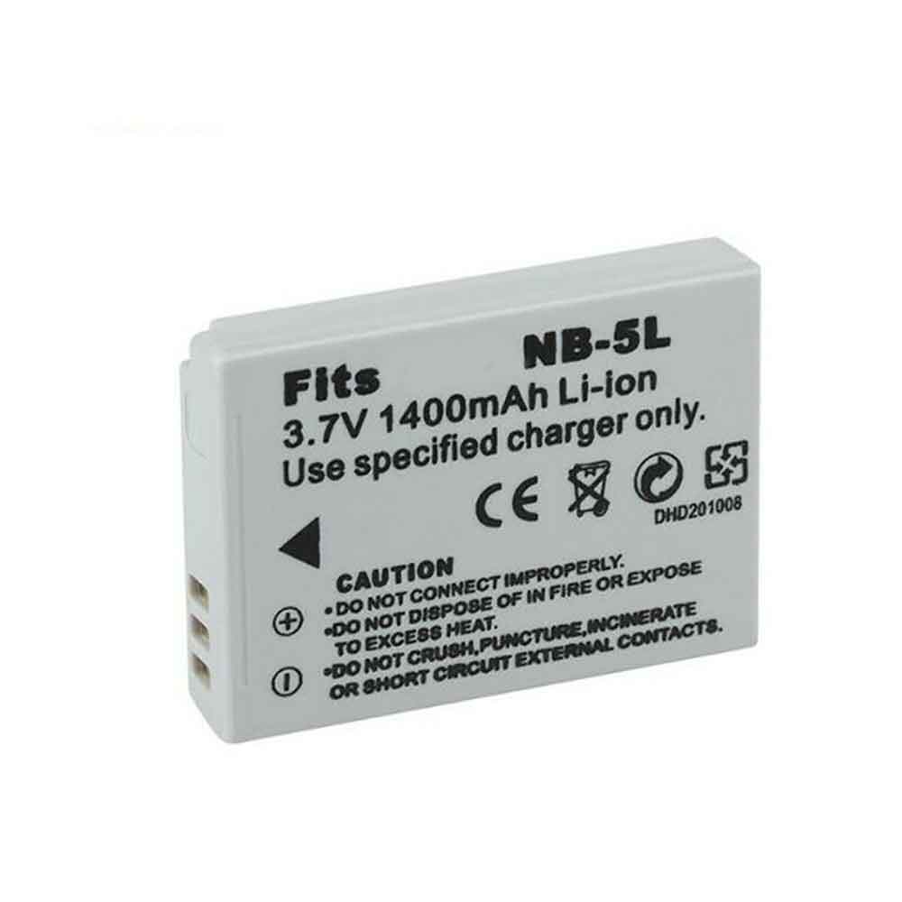 Canon NB-5L 3.7V 1400mAh Replacement Battery