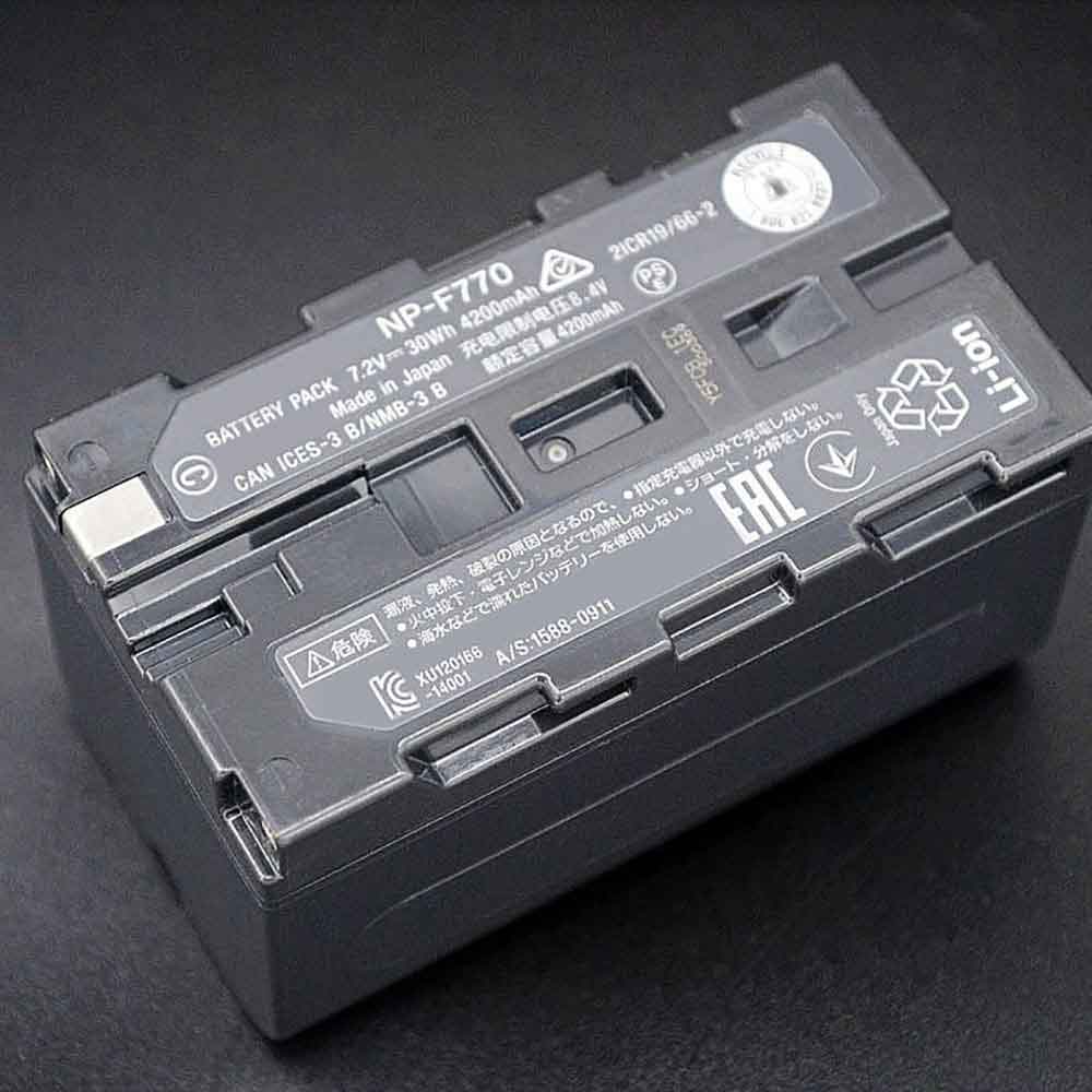 Sony NP-F770 7.2V 4200mAh Replacement Battery