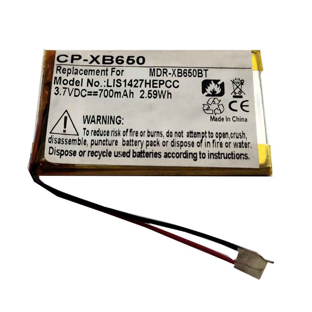 Sony LIS1427HEPCC 3.7V 700mAh Replacement Battery
