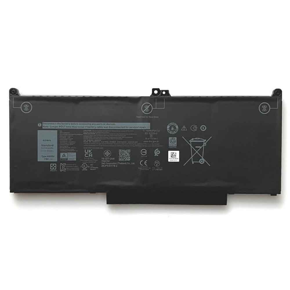 DELL MXV9V 7.6V 7500mAh Replacement Battery