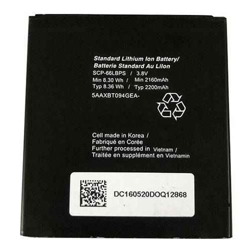Kyocera SCP-66LBPS 3.8V 2160mAh/8.30WH Replacement Battery