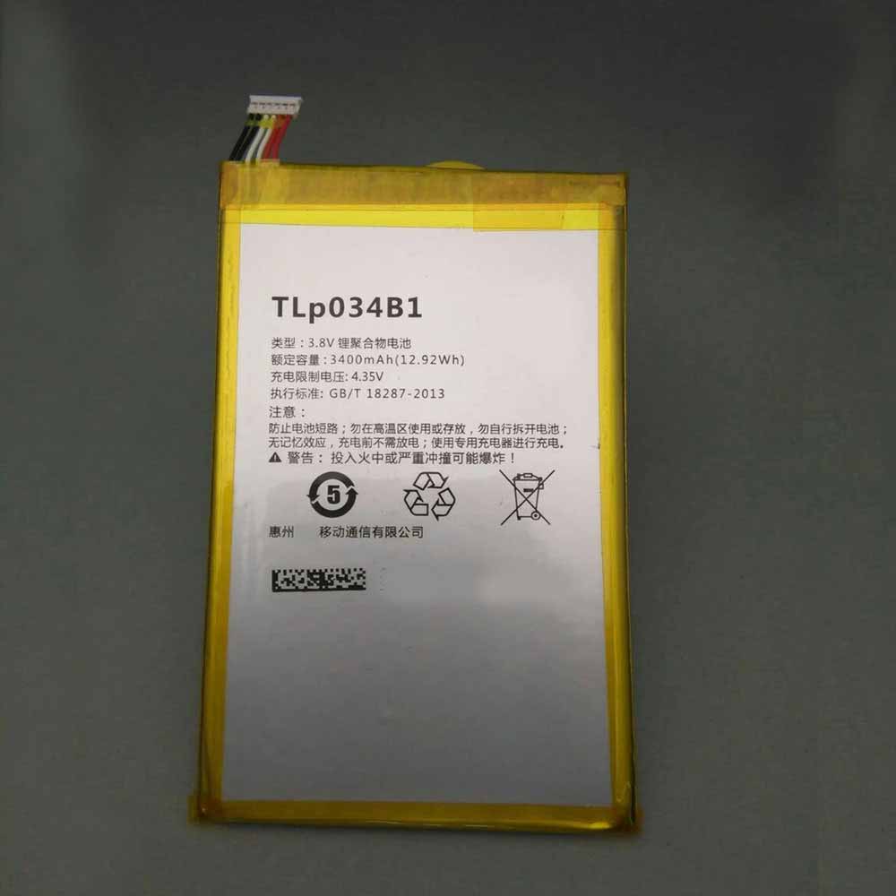 TCL TLP034B1 3.8V/4.35V 3400mAh/12.92WH Replacement Battery