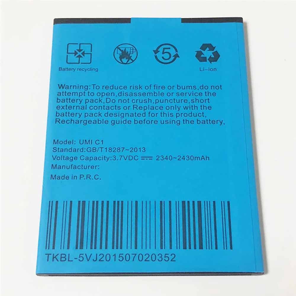 ZTE UMI-C1 3.7V/4.2V 2340mAh Replacement Battery