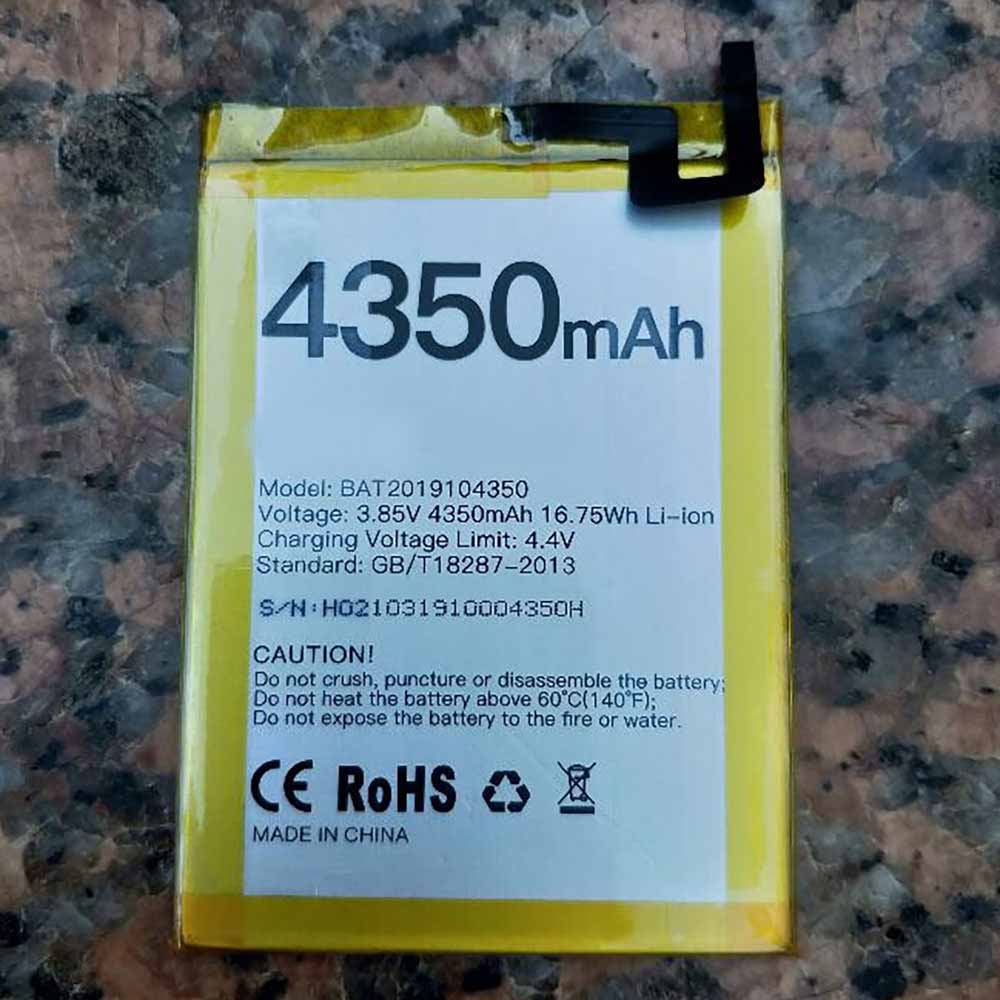 DOOGEE BAT2019104350 3.85V/4.4V 4350mAh/16.75WH Replacement Battery