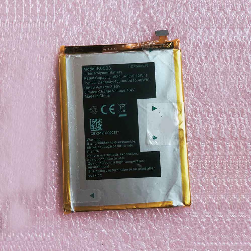 COOLPAD K6503 3.85V 4.4V 4000mAh/15.40WH Replacement Battery