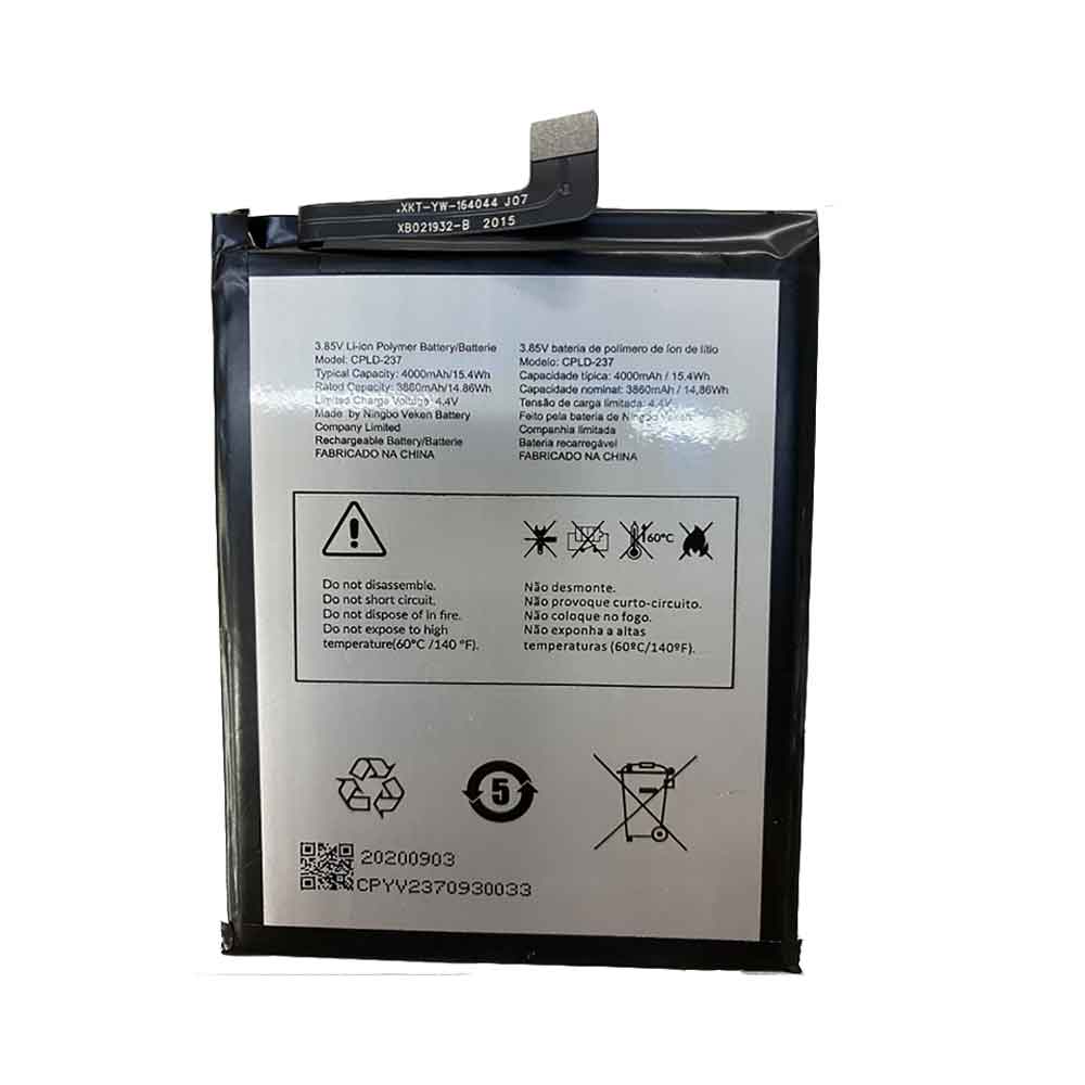 COOLPAD CPLD-237 3.85V 4.40V 3860mAh 14.86WH Replacement Battery