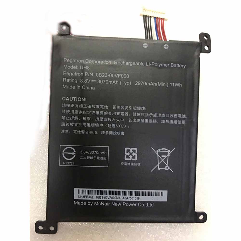 Pegatron 0B23-00VF000 3.8V 2970mAh 11WH Replacement Battery