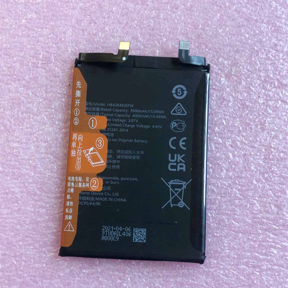 HUAWEI HB426493EFW 3.87V 4.45V 3900mAh 15.09WH Replacement Battery