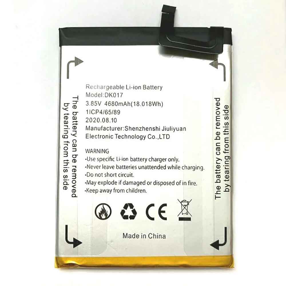 BLACKVIEW DK017 3.85V 4680mAh 18.018WH Replacement Battery