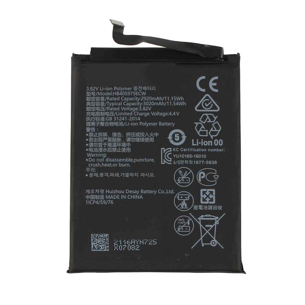 HUAWEI HB405979ECW 3.82V 4.4V 2920mAh 11.15WH Replacement Battery