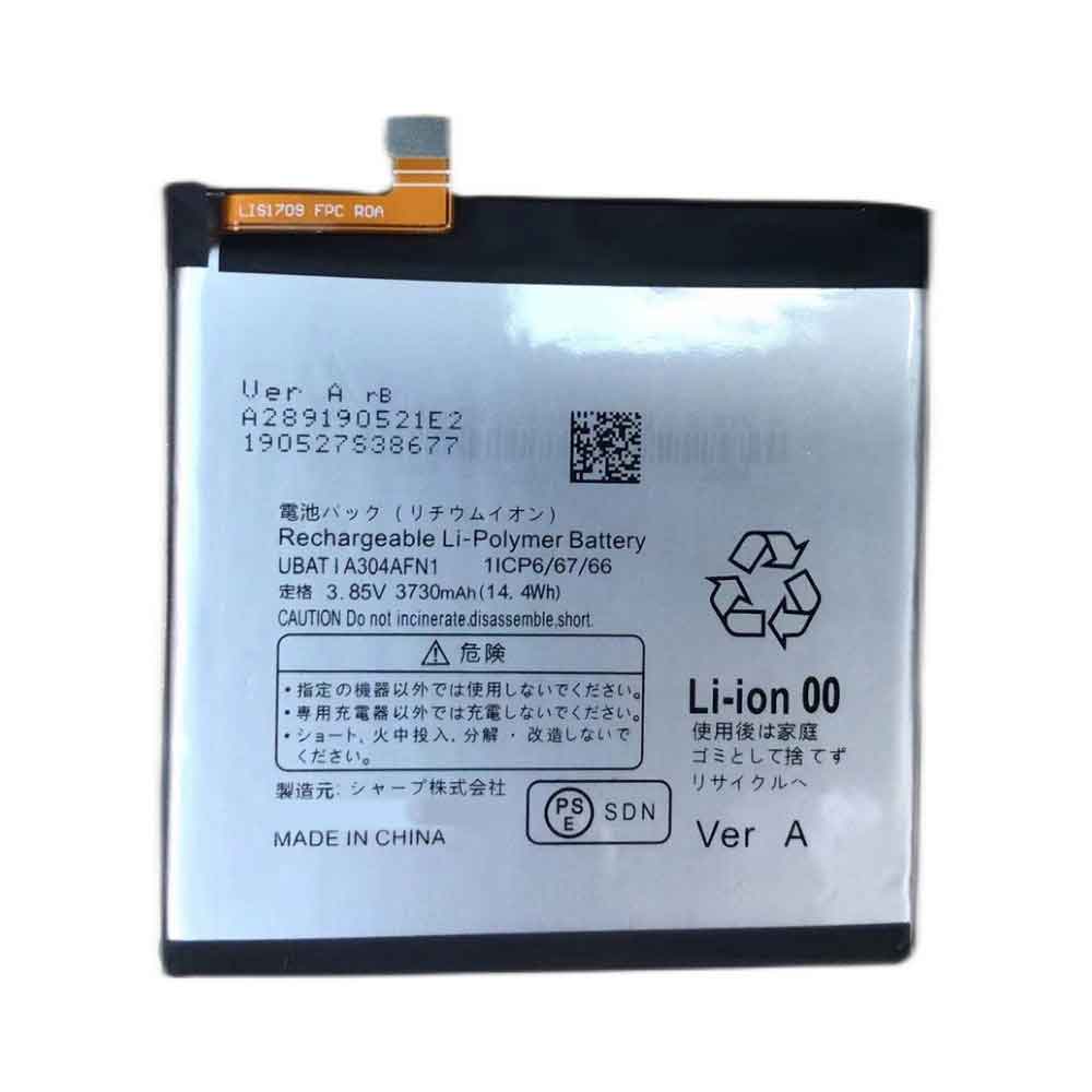 Sharp UBATIA304AFN1 3.85V 3730mAh 14.4WH Replacement Battery