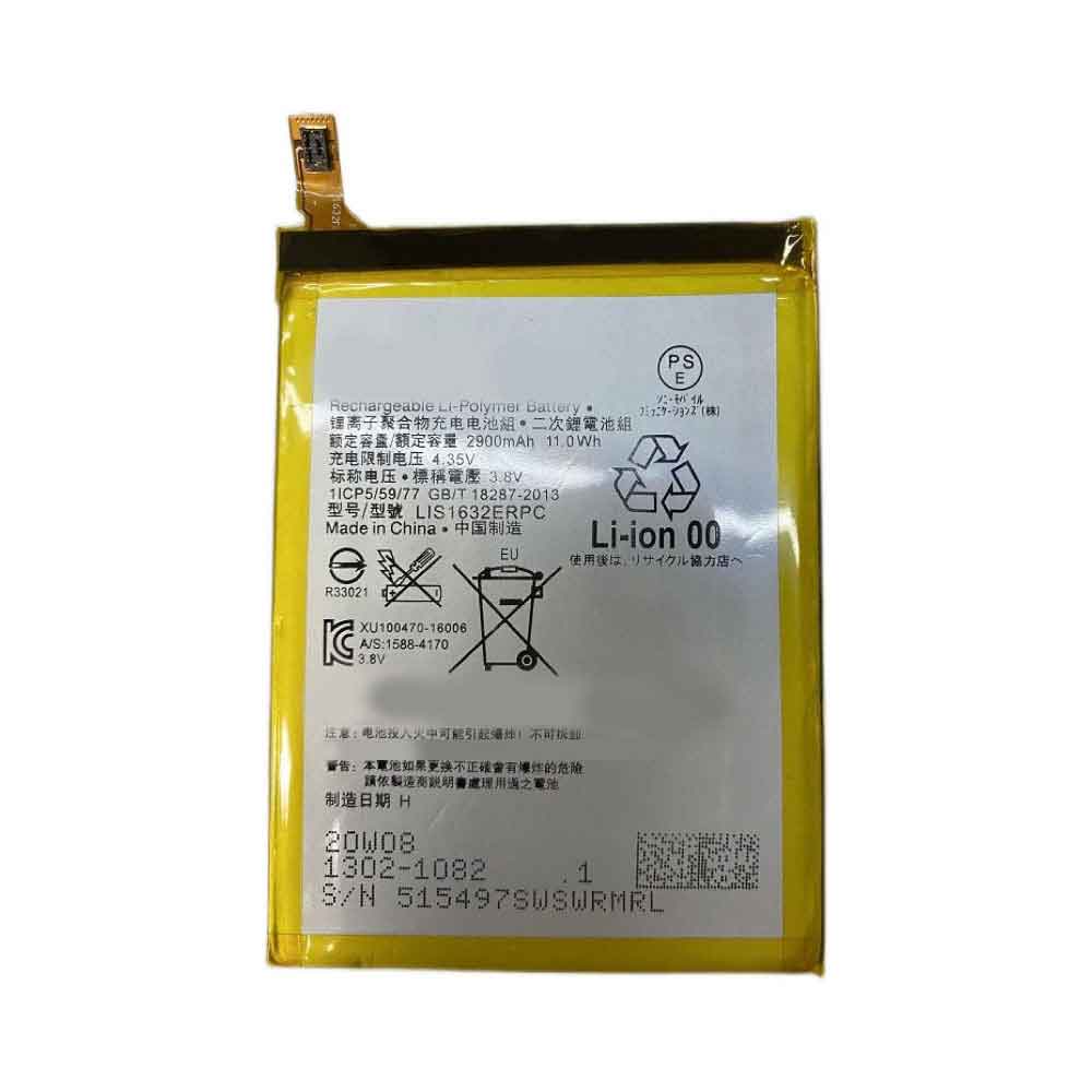 SONY LIS1632ERPC 3.8V 4.35V 2900MAH/11.0Wh Replacement Battery