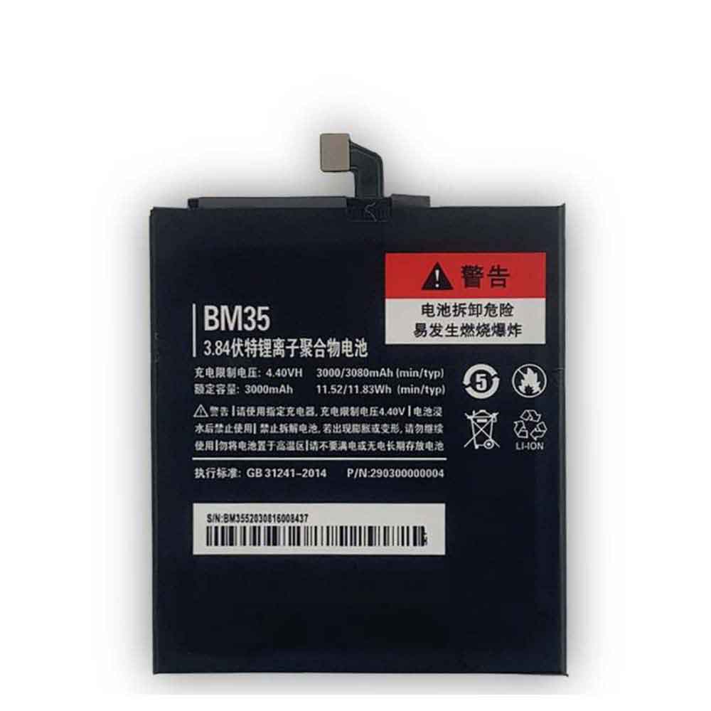 Xiaomi BM35 3.84V 4.4V 3000mAh/11.52WH Replacement Battery