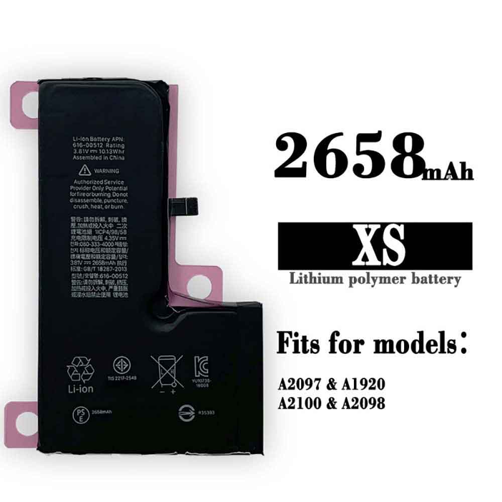 APPLE 616-00512 3.81V/4.35V 2658MAH 10.13WH Replacement Battery