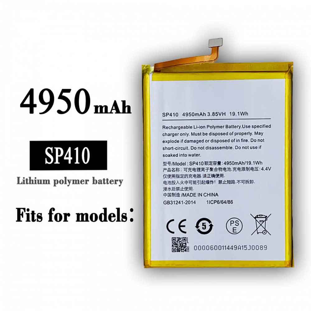 NOKIA SP410 3.85V 4.4V 4950mAh/19.1WH Replacement Battery