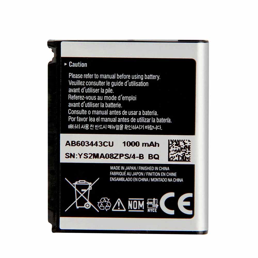 SAMSUNG AB603443CU 3.7V/4.2V 1000mAh/3.7WH Replacement Battery