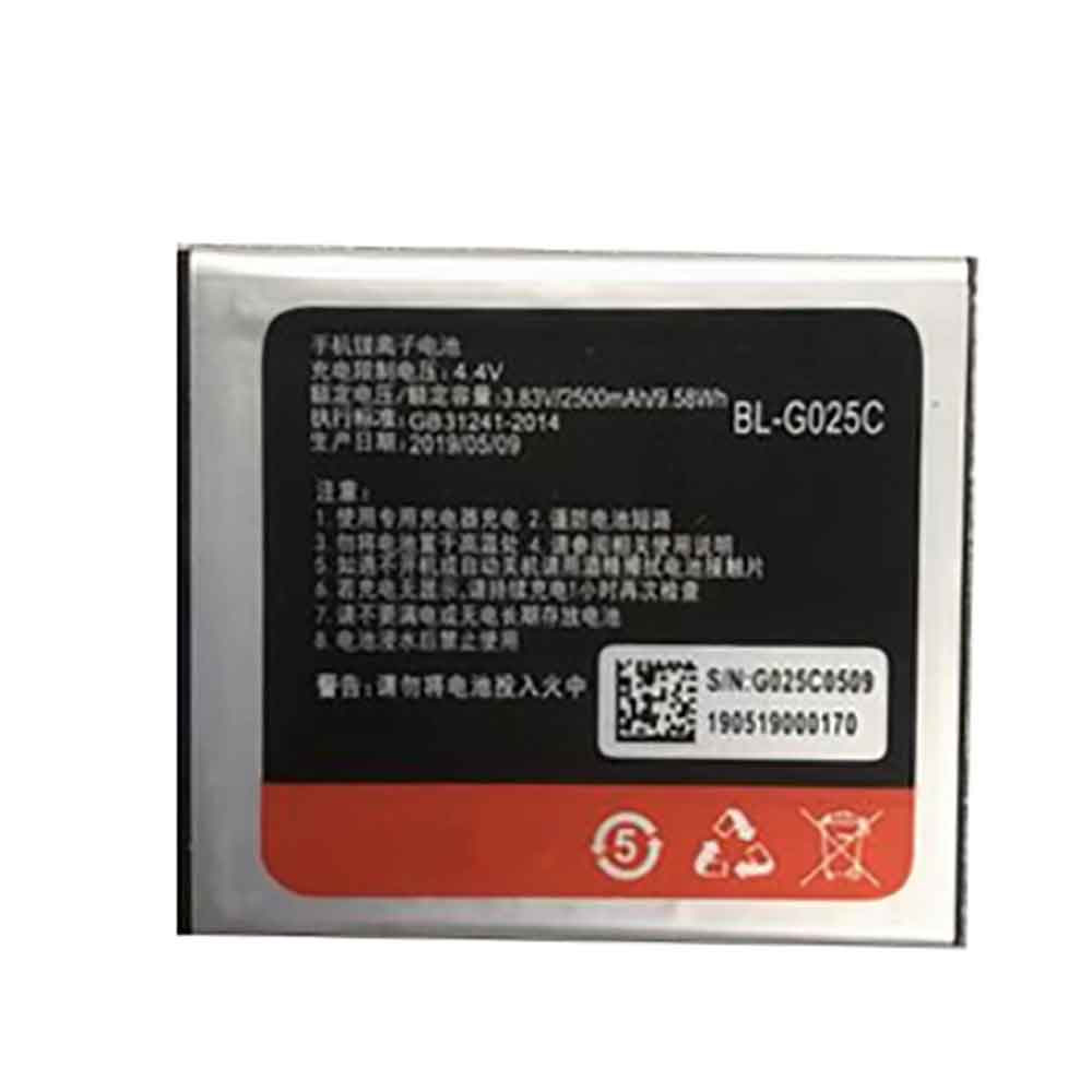 GIONEE BL-G025C 3.83V 2500mAh Replacement Battery