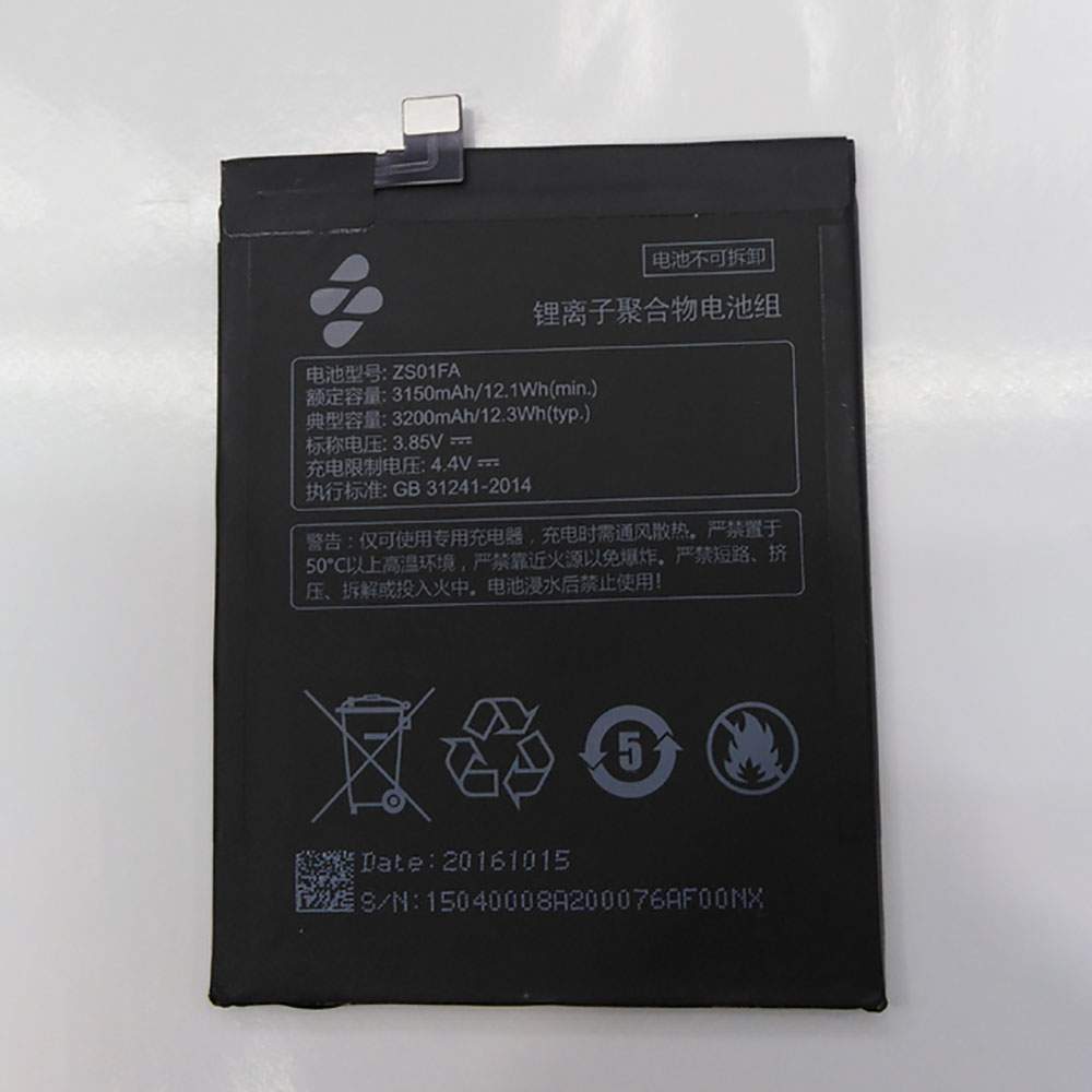 COOLPAD ZS01FA 3.8V/4.35V 3150mAh/12.1WH Replacement Battery
